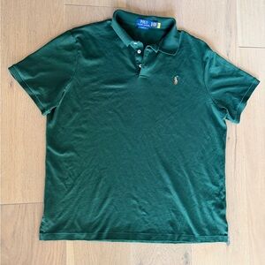 Polo by Ralph Lauren Men's Dark Green Polo Shirt